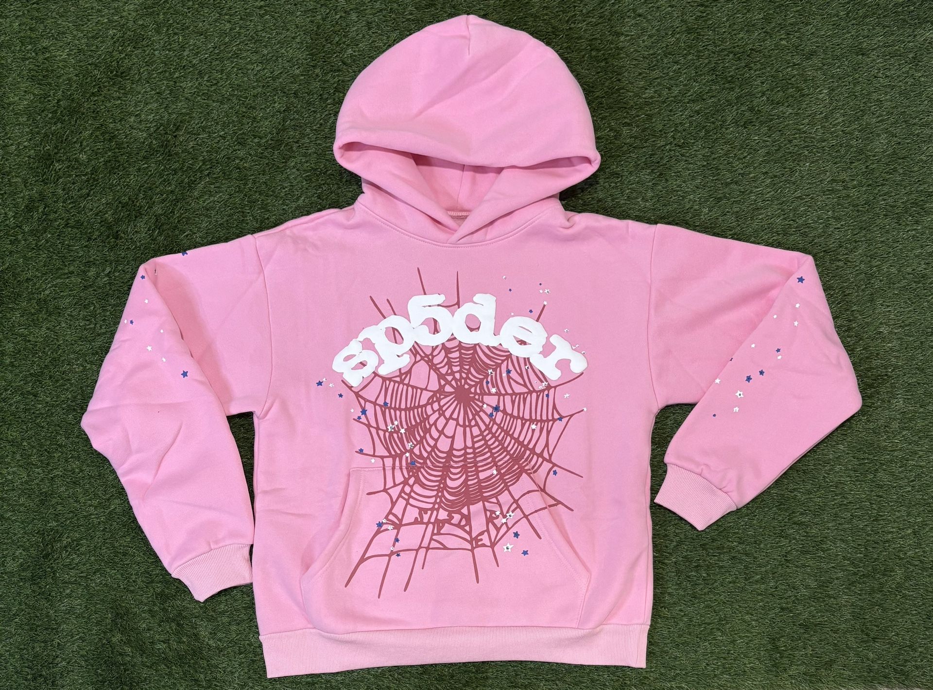 Spider Hoodie Pink 