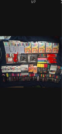 *NOT FREE* EVERYTHING IS BRAND NEW - Posca, Deco, Molotow One 4 All, Copic Acrea, Sharpie