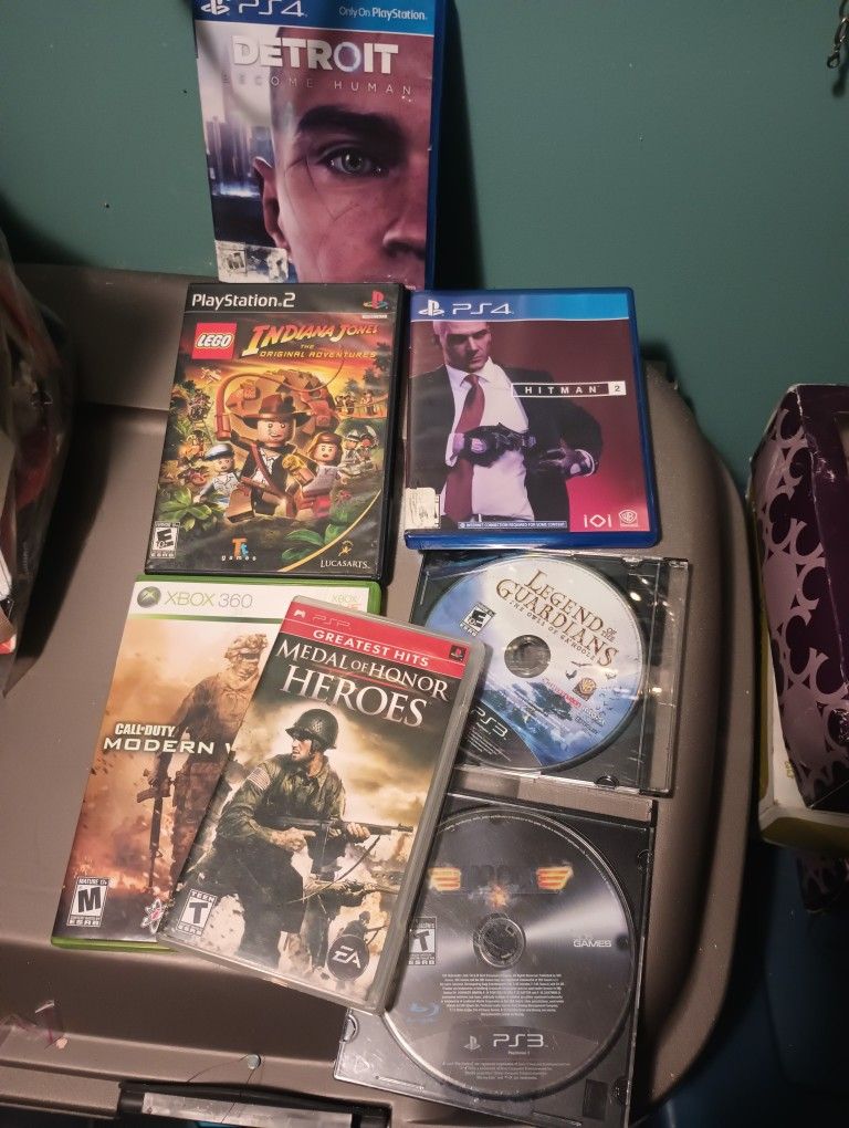 7 Games For Sony PlayStation Nintendo