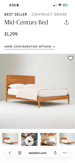 Free West Elm Acorn Bed