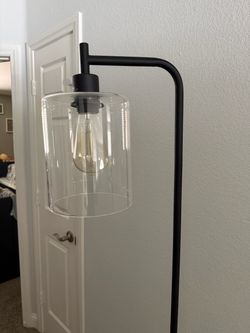 Set of 2 ! Modern industrial floor lamp and desk lamp with usb