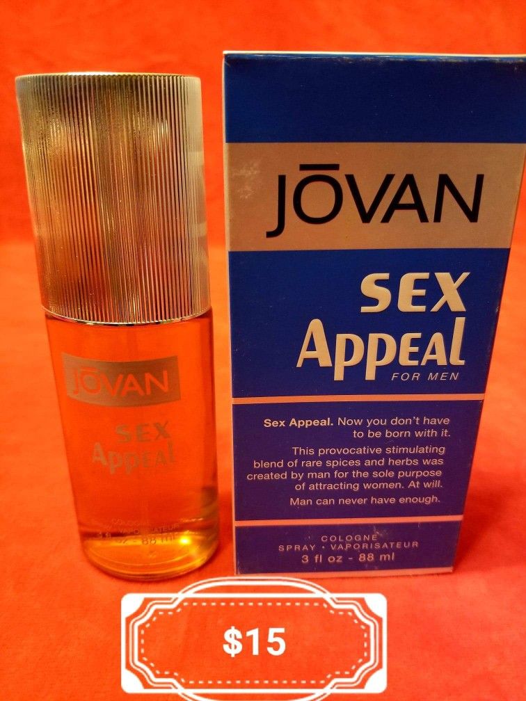 Jovan Sex Appeal Many brands of new perfume available for men or women, single bottles or gift sets, body sprays and lotion available bz 20