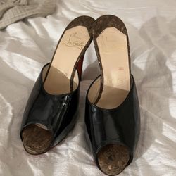 Christian Louboutin Black Patent Heels