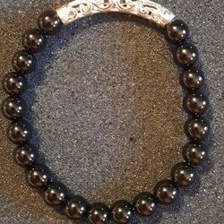 GENUINE BLACK ONXY BRACELET JEWELRY 