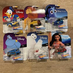 2019 Hot Wheels 1/64 Disney Pixar Character Cars Series 4 Set of 6 Collectible Die Cast Toy Cars Moana