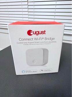 🛑 August Home Connect Wi-Fi Bridge, Remote Access, Alexa Integration for Your August Smart Lock