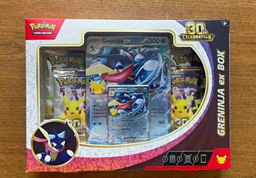 Authentic Pokemon TCG 30th Anniversary Celebration Greninja ex Box  - Brand NEW
