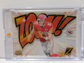 2024 Zenith Travis Kelce Zoom! SSP Insert Kansas City Chiefs Football Card