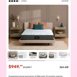 Beautyrest PressureSmart 2.0 Mattress & Adjustable Base