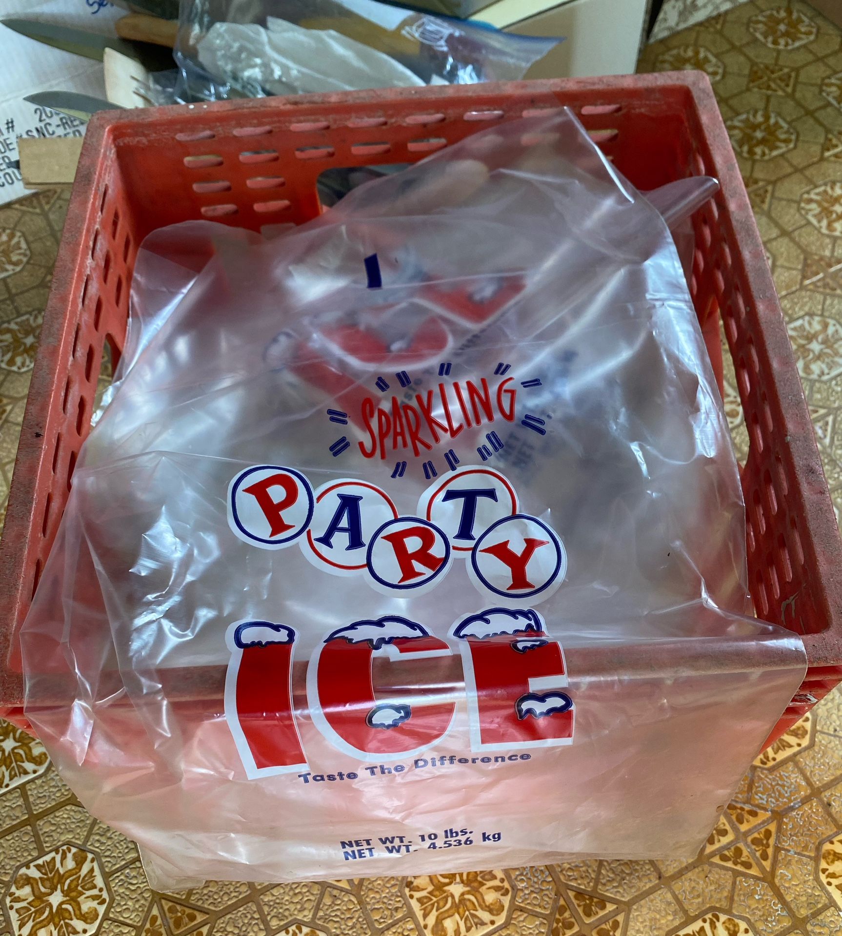 Lots of 10lb Plastic Ice Bags - Estate Sale!