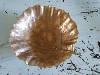 Golden Leaf Bowl Made In India