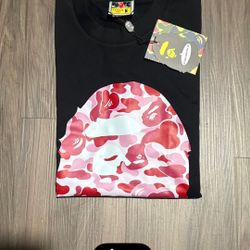 Pink Bape Shirt Size Medium 