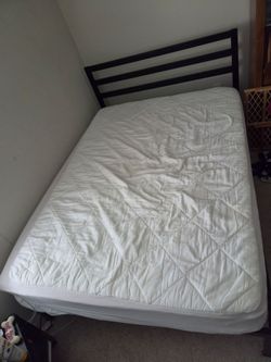 Full Size Bed Frame with Mattress