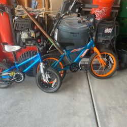 Royal Rider 12” And Hot Wheels Bike 