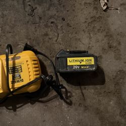 Battery Charger And 20v Battery Pack