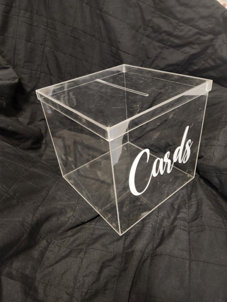 Acrylic Box For Cards