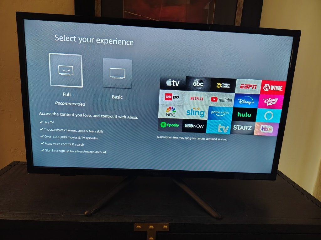 $30(OBO)_ 32" Insignia LCD Fire TV w/remote
