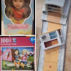 American Gril Doll, Puzzle. Bowling