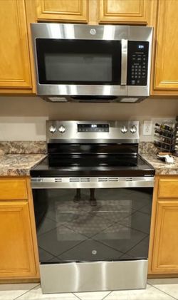 Refrigerator stove dishwasher and microwave