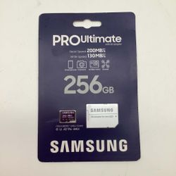 Brand New - Samsung ProUltimate 256GB With SD Adapter 