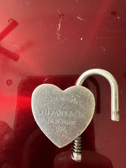 Tiffany X-Large Heart Charm - 925 Solid sterling Silver