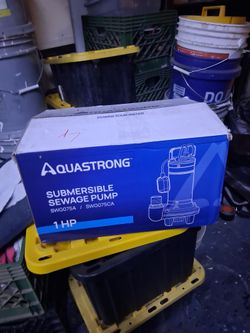 Aquastrong Submersible Sewage Punp 1 H.p.