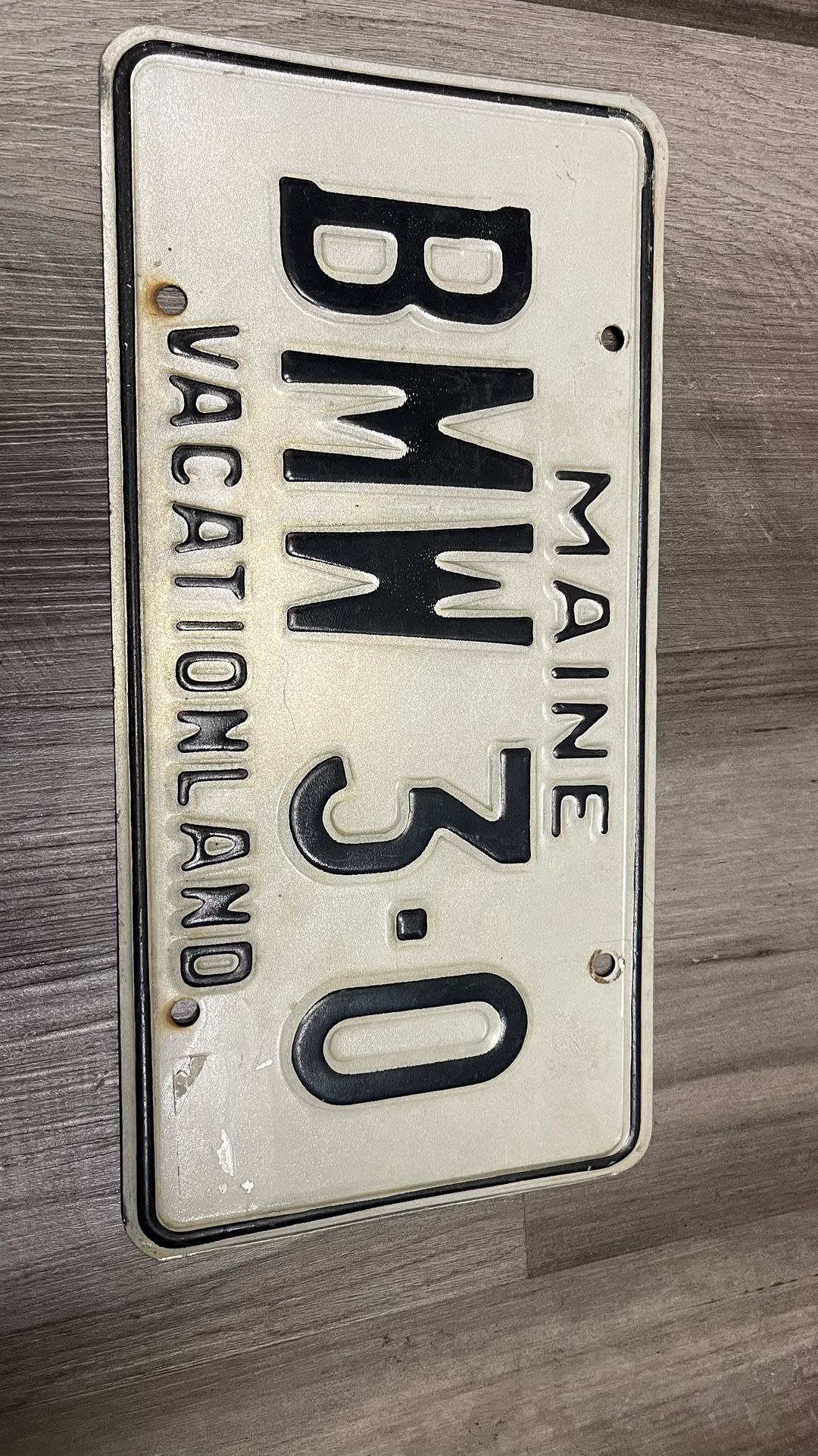 BMW Plate