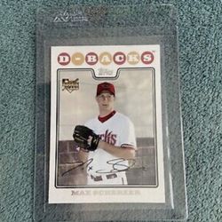 max scherzer rookie card 2008 Topps #UH280