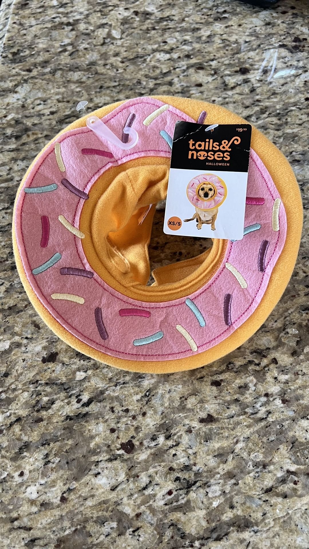 Donut Halloween Dog Costume Size XS/S