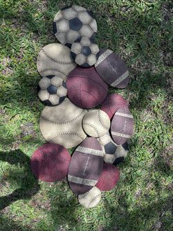 Metal wall art- Sports theme