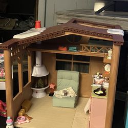 American Girl Doll Cabin Home