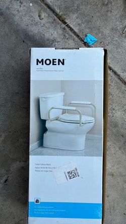 Moen Toilet Safety Rails Satin Nickel