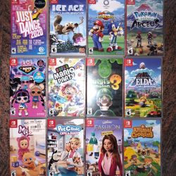 Nintendo Switch Games Cases only NO GAMES