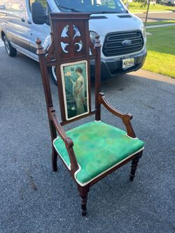 Gothic Revival High-Back Armchair