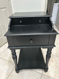 Nightstand- black