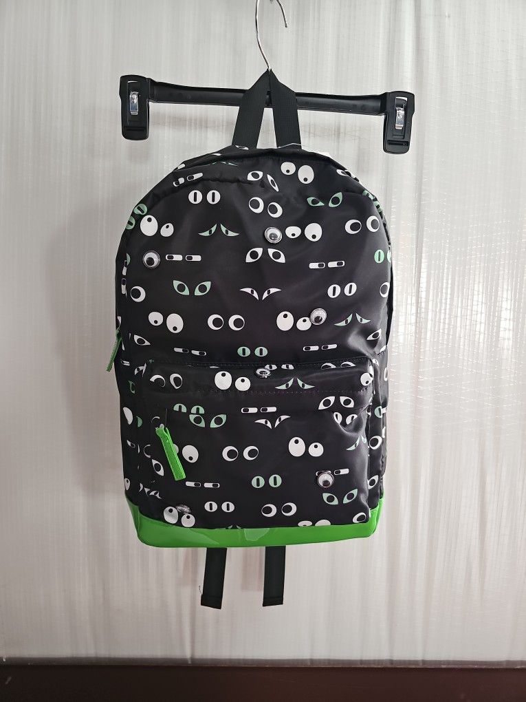 New Cat & Jack Googly Eye Halloween Backpack