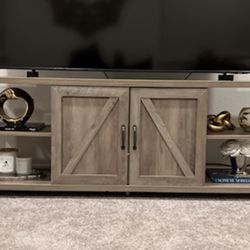 Wood TV Stand 