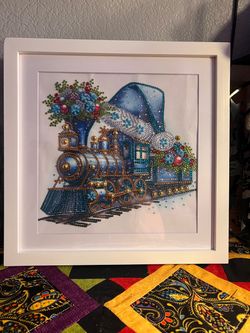 Elegant Christmas Train Picture