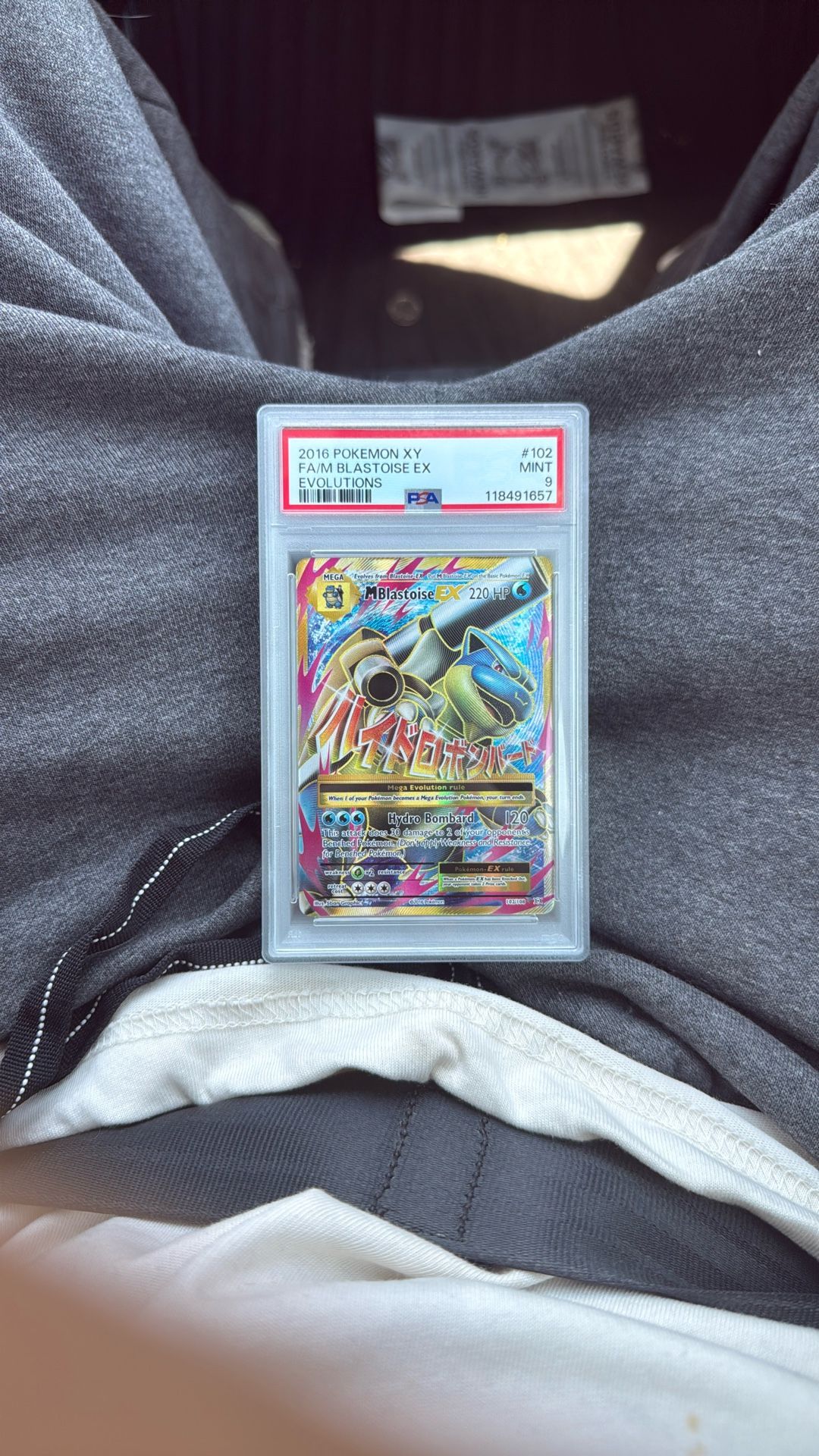 PSA 9 M Blastoise EX