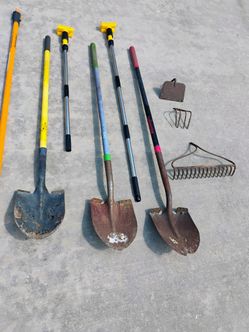 Garden tools with parts
