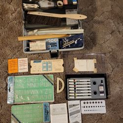 Vintage Drafting Kit, Late 1980's 