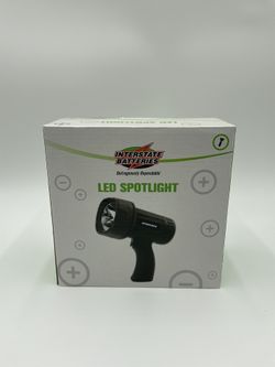 Interstate Batteries LED Spotlight - 250 Lumen Handheld Pistol Grip Flashlight