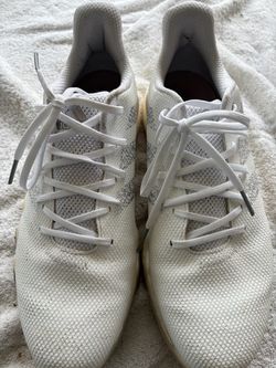 Men's 13 Adidas CodeChaos 22 Golf Shoes -Cloud white/Silver Metallic/Gray Two