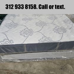 New Mattress, Boxprings & Metal Frame. All Sizes Available Excellent Quality Low Prices. Twin Mattress At $99. Hablamos Español.