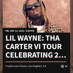 Lil Wayne 9/12/25 🔥 🔥🔥 Crypto Arena