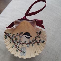 Vintage Ornament Bird 