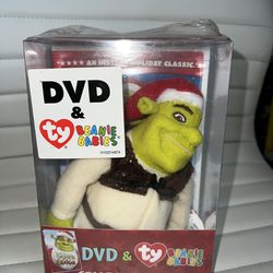 New Limited Edition Shrek DVD & Beanie Baby