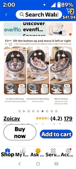 Baby swing