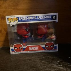 Spiderman Vs Spiderman Funko Pop