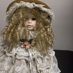 Vintage Porcelain Doll
